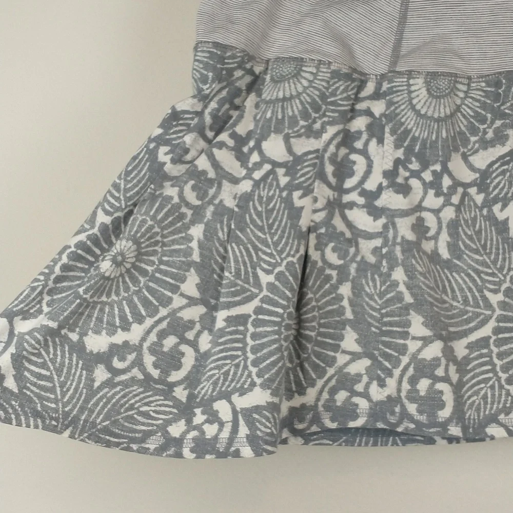 Lululemon Run: In The Sun Skirt 10 Gray Floral Skort Lined Athletic Stretch
